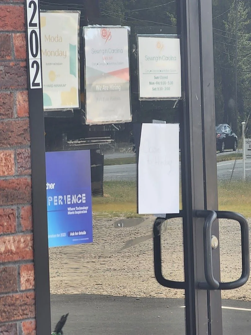 Sewing in Carolina (Kannapolis)