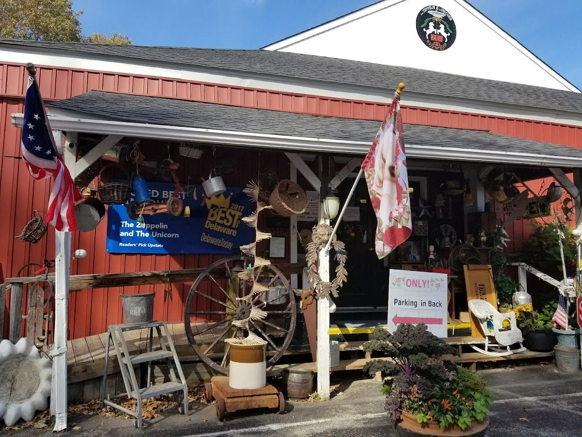 The Zeppelin and The Unicorn Antique Shop